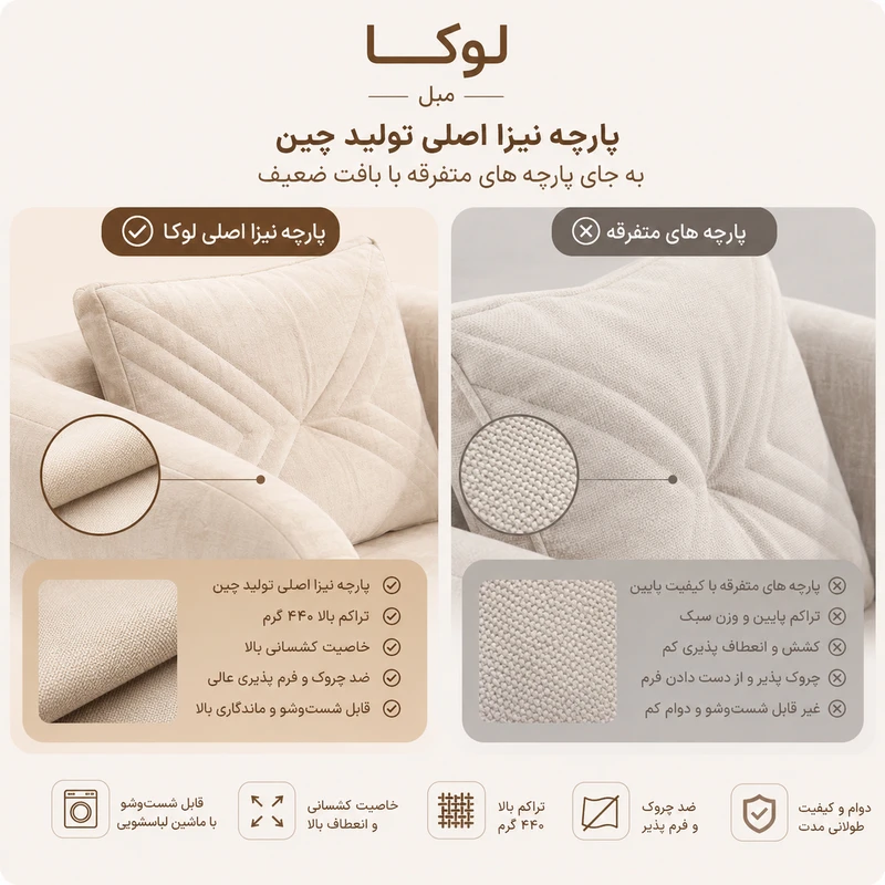مبل راحتی مدل اسکالا برند لوکا مبل (ست ۸ نفره)